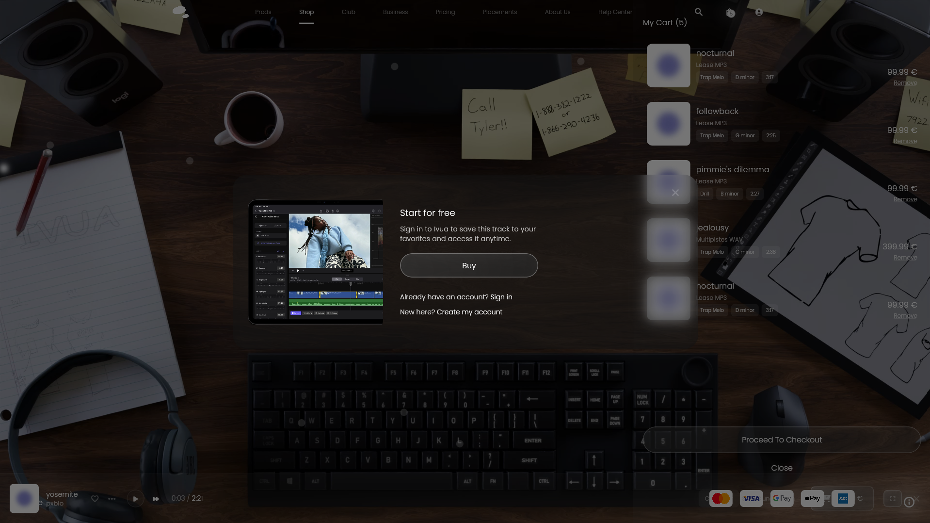 Ivua Shop - Music Licensing